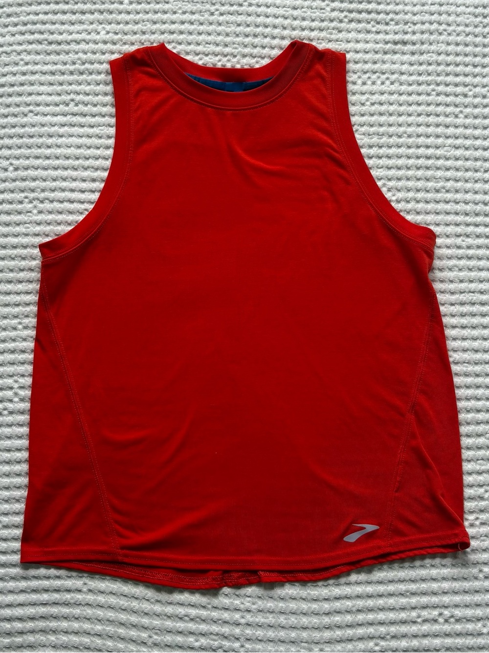 Brooks Cherry Red Running Tank Top Racerback Gorpcore Size S